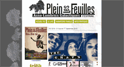Desktop Screenshot of plein-les-feuilles.com